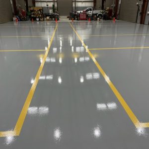 Resinous Commercial Floor Coating - A durable and high-performance flooring option for commercial spaces, with a seamless and glossy finish.